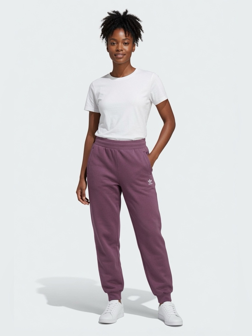 Adidas Originals Plum Sweatpants Joggers w/ Zipper Pockets - Youth Size Large